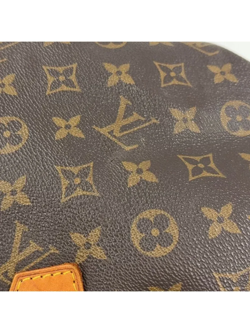 Louis Vuitton Speedy 30 Monogram Leather Brown Handbag Gold